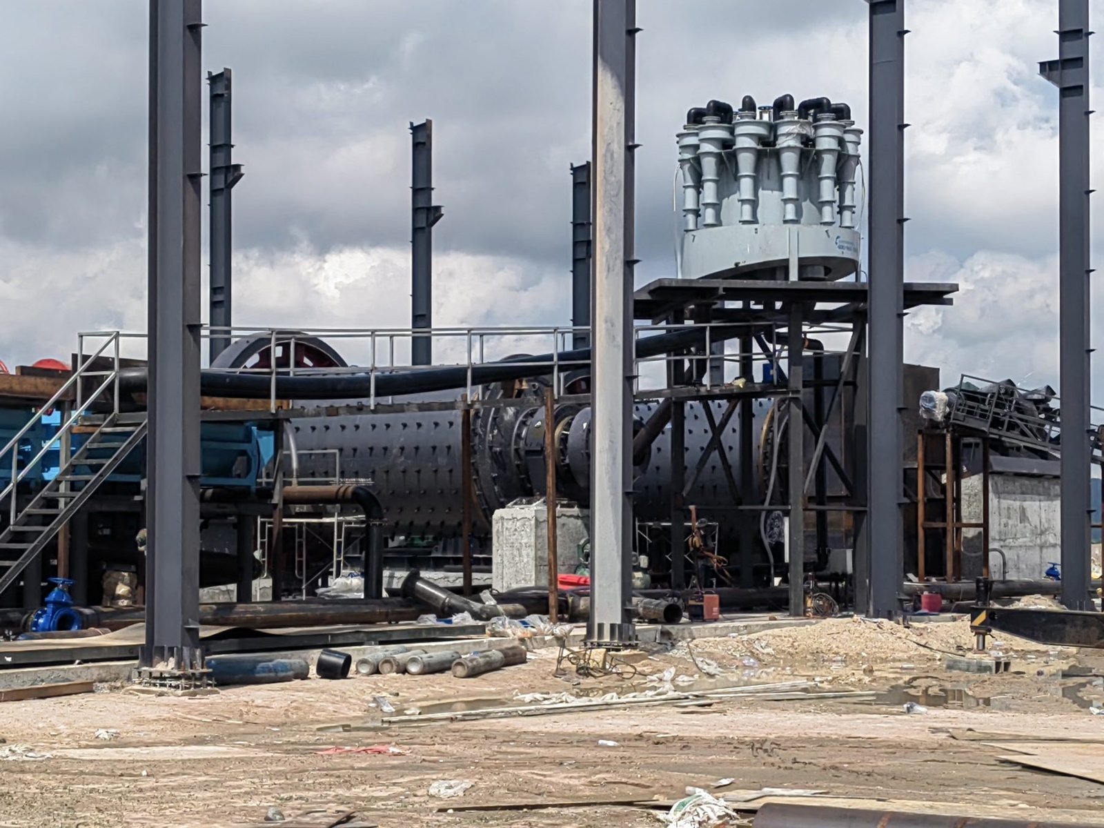 Kampot crushing and screening production site